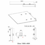 بارانگیر شیشه ای مدل Rc1300